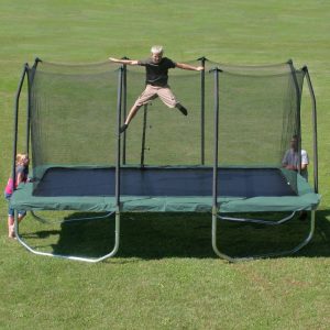 Summit 14'Best Rectangle Trampoline with Safety Enclosure